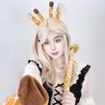 thumbnail image 6 of Vjnyvs Giraffe Headband Gloves Tail Set Animal Theme Party Accessory, 6 of 7