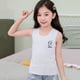 thumbnail image 3 of Gibobby Blusas Para Niñoses Chaleco sin mangas para niños pequeños y niñas, Tops informales de Color sólido para el , ropa para niños(Blanco, 4-5 Años), 3 of 4