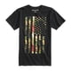 thumbnail image 1 of Camiseta con gráfico de bandera tropical de Ring Of Fire para hombre, negro, extragrande, 1 of 1
