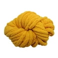 thumbnail image 5 of Abbraccia Chunky Chenille Yarn Acrylic Fibers Gauge 7 Jumbo Giant Washable Bulky Yarn Thick Yarn for Sofa Throw Crocheting Hat Blanket Ginger, 5 of 10