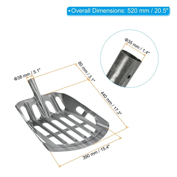 Uxcell Grain Scoop Shovel Sieve shovel Farm Shovel Spade Collect