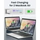 thumbnail image 3 of Blackultra Cargador USB C de 120W, Cargador múltiple USB 3USB-C + 1USB-A Cargador PD, estación de Ca, 3 of 7