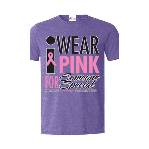 Men's T-Shirt Short Sleeve - I Wear Pink for Someone Special