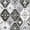 B-Black, variant on Balacho Floral Mosaic Boho Patchwork Quilted Faux Wool Area Rug, 5' x 8', Gray