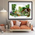 thumbnail image 3 of 2xCottage de Estampado DIY Costura Hecha a Mano 14 50x33cm Sunnimix Kits de punto de cruz estampado, 3 of 8