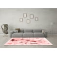 thumbnail image 3 of Ahgly Company Indoor Round Solid Red Modern Area Rugs, 3' Round, 3 of 4