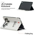 thumbnail image 6 of Allytech Slim Case for Samsung Galaxy Tab S5e 10.5" 2019 Model SM-T720/T725, Ultra Thin Lightweight Magnetic Closure Folding Stand Shockproof Cards Pocket Wallet Case Cover, Hello Panda, 6 of 7
