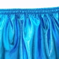 thumbnail image 6 of ranrann Women's Shiny Metallic Bodycon Mini Skirt Nightclub Dance Miniskirts Music Festival Clubwear Sky Blue One Size, 6 of 6
