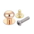 thumbnail image 4 of 10mm Head Dia. Knobs Pull Handle Zinc Alloy Light Gold 20Pack, 4 of 6
