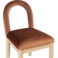 thumbnail image 6 of Meridian Furniture Conrad Cognac Velvet Dining Chair, 6 of 10