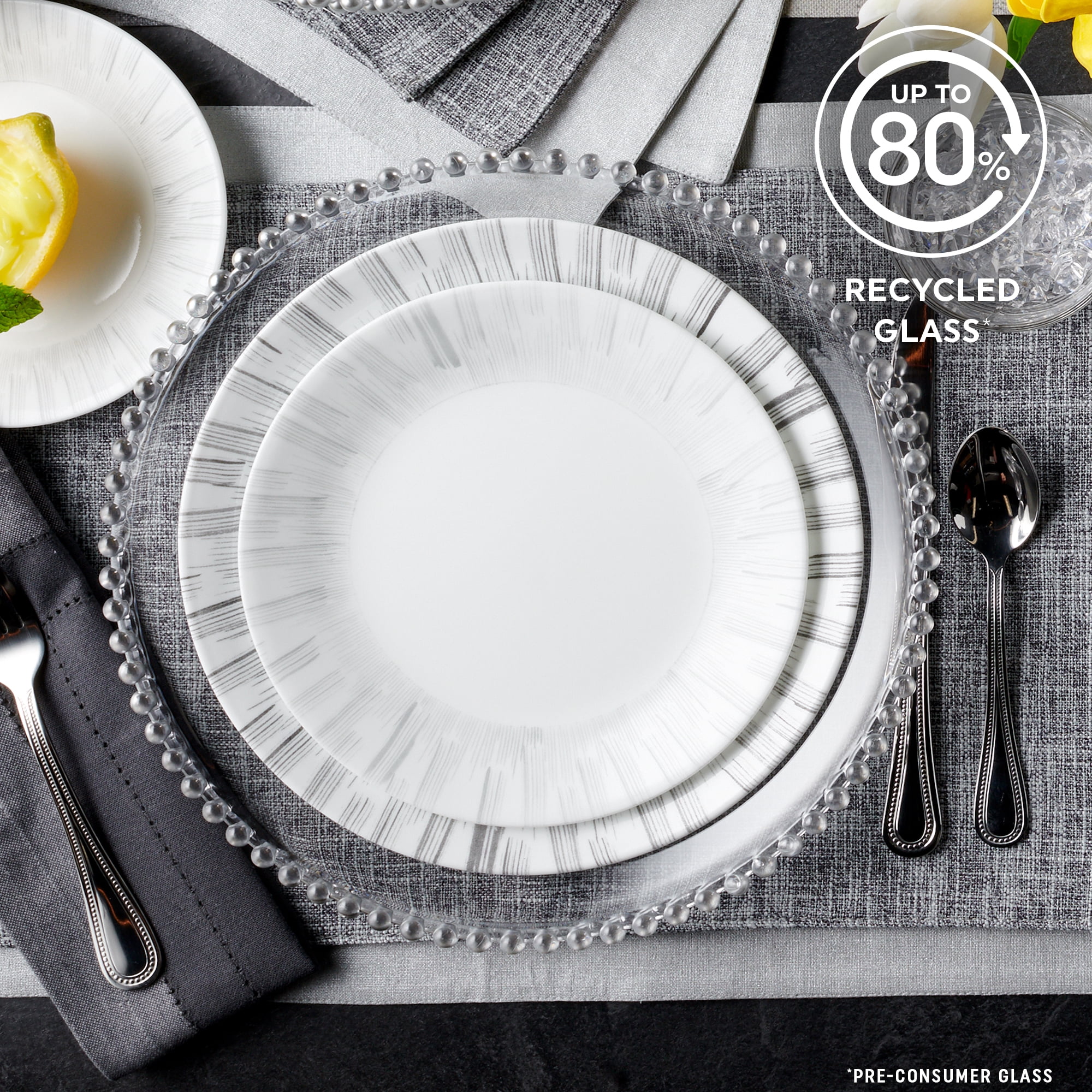 Corelle Arica 8.5" Glass Salad Plate