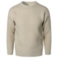 thumbnail image 5 of ZKCCNUK Men's Autumn And Winter New Men's Knitted Sweater Round Neck Pullover Bottoming Shirt Solid Color Imitation Mink European Size Casual Large Size Men's Sweater on, 5 of 5