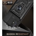 thumbnail image 4 of Combo Kickstand Camera Slide Case for Moto G30 Edge 40 Magnets Armor Shockproof Cover for Motorola Cell Phone Case, 4 of 5