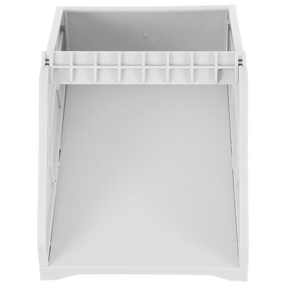 Raindrops Thermal Label Holder for Rolls and Fan-Fold Labels Great for Desktop Thermal Printers Label Holder White