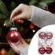 thumbnail image 1 of Xihbxyly 6 Bolas Navideñas Irrompibles Multicolor, Fáciles de Colgar, Material Ecológico, Decoración Navideña, para Interior y Exterior, 60 Mm, En Caja., 1 of 4
