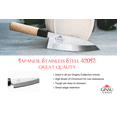 thumbnail image 3 of GINSU KATANA 6" DEBA ORIGINS COLLECTION -420J2 Japanese Stainless Steel- single bevel forged blades with maple handle, 3 of 7