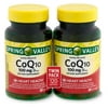 Spring Valley Rapid-Release CoQ10 Dietary Supplement 100mg Softgels, 60 Count, 2 Pack
