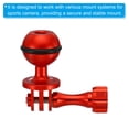 thumbnail image 4 of Unique Bargains Action Camera Ball Mount Adapter Rotating Ball Head Mount for Sports Camera Style 2, Red 1 Set, 4 of 5