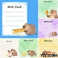 thumbnail image 2 of Kawaii Capybara Stationery Set,100-Pack 3.54x3.54 Inch Note Cards with 105 Round Stickers Tapes for Gifts, Watercolor Animal Mini Cards for Emotional Notes,Office Note Paper, Home Message Decor, 2 of 9