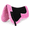 Black/Pink, variant on Horse English Quilted Half SADDLE Pad Correction Wither Relief Black Red 12218RD