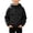 Black, variant on BLVB Hoodies for Boys Quarter Zip Pullover Teen Fleece Hooded Sweatshirt Fashion Hoodie Kids Fall Winter Clothes(White,14-15 Years)