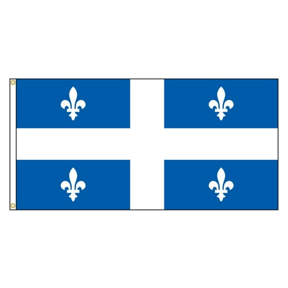 36" x 72" Duraknit Quebec Provincial Flag