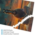 thumbnail image 3 of Naloa Sunset Prairie Meditating Horse Custom Puzzles Personalized Puzzle 1000 Pieces from Photo Custom Jigsaw Puzzle for Wedding, Graduation, (29.5×19.7in, Vertical), 3 of 9