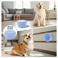 thumbnail image 4 of Unique Bargains Slow Feeder Dog Bowls Silicone Dog Lick Bowl with Brush & Scraper Non-Slip Base Slow Feeder for Anxiety Alleviating & Oral Health Sky Blue, 4 of 7