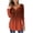 Orange5, variant on Henley Tunic Tops for Women Hide Belly Tunic Floral Print Blouse Front Pleated Shirts Long Sleeve Christmas Shirts Tops