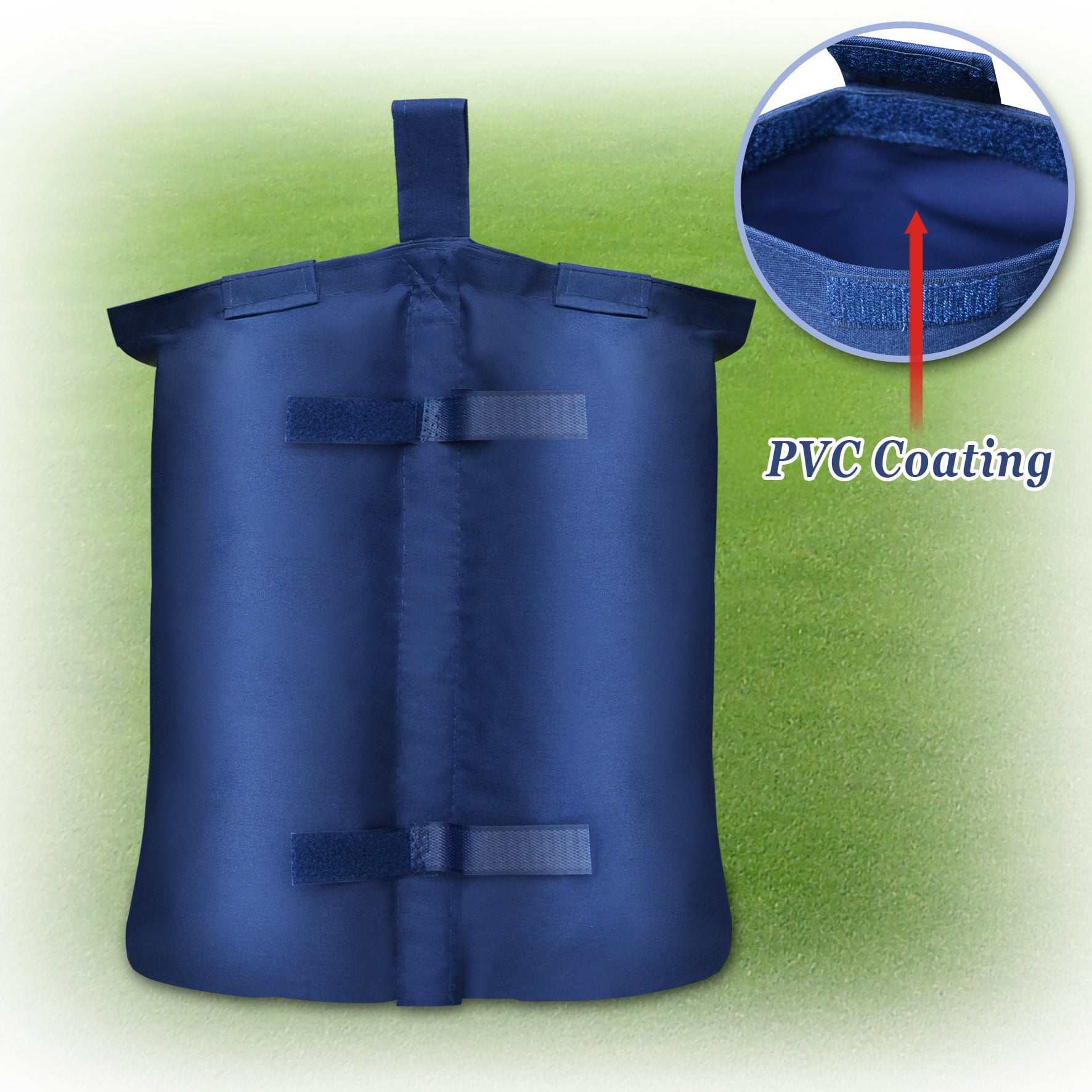 Sunrise 4 PC Weight Bag for Outdoor Patio Pop Up Canopy Wedding Party Tent (Blue)