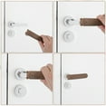 thumbnail image 4 of Uxcell 2 Pcs Fundas para Pomos de Puerta, Protector de Pomo de Puerta de Silicona, Funda Suave Anticolisión para Tiradores de Puertas para Dormitorios, Baños, Oficinas, Beige, 4 of 7