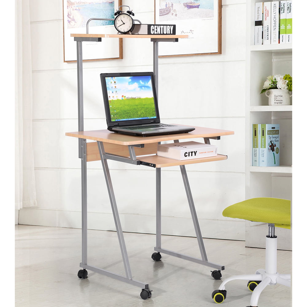 Furniture R Neuwied Computer Desk With Wheels Mobile Training