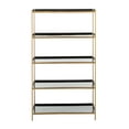 thumbnail image 2 of SAFAVIEH Justine Modern Glam 5-Tier Etagere, Black/Brass, 2 of 11