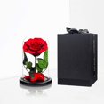 thumbnail image 6 of Preserved Roses Black Roses in Glass Dome, Medium, Real Rose That Last 2 to 3 Years, Black Roses Gifts for Her (7.5 inch), 6 of 12