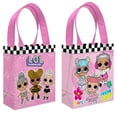 thumbnail image 2 of LOL Surprise Party Favor Bag Set – 12 Pack of 8" Goodie Bags for Kids Bulk Reusable Mini Totes | LOL Surprise Birthday Supplies for Girls, Kids, 2 of 5
