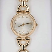 Time and Tru Adult Woman's Analog Watch in Gold (42026WML)