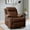 Brown, variant on YSICK Small Recliner Chair for Small Spaces with Footrest Linen Living Room,Black