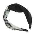 thumbnail image 5 of Unique Bargains 1 Pc Wide Tie Mesh Headbands for Women Black, 5 of 6