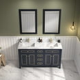 thumbnail image 4 of Legion Furniture 60" Blue Finish Sink Vanity Cabinet With Carrara White Top, 4 of 7