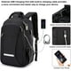 thumbnail image 2 of Mochila YONGSHENG mochila de viaje para computadora portátil Con puerto de carga USB/auriculares resistente al agua, 2 of 5