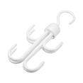 thumbnail image 4 of Unique Bargains 8 Crochets dans 1 Crochet de Placard Multifonction, Organisateur de Rangement Rotatif PP Blanc, 4 of 5