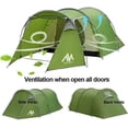 thumbnail image 5 of Ayamaya 3-Person Tunnel Tent with Removable Bedroom and Vestibule Footprint for Camping, 5 of 7