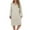 Khaki, variant on Nightgowns for Women, Hugcore Women's Comfy Soft Nightshirt Women Pajama Sleep Dress Long Sleeve Nightshirt Warm Nightgowns for Women, Beige, One Size