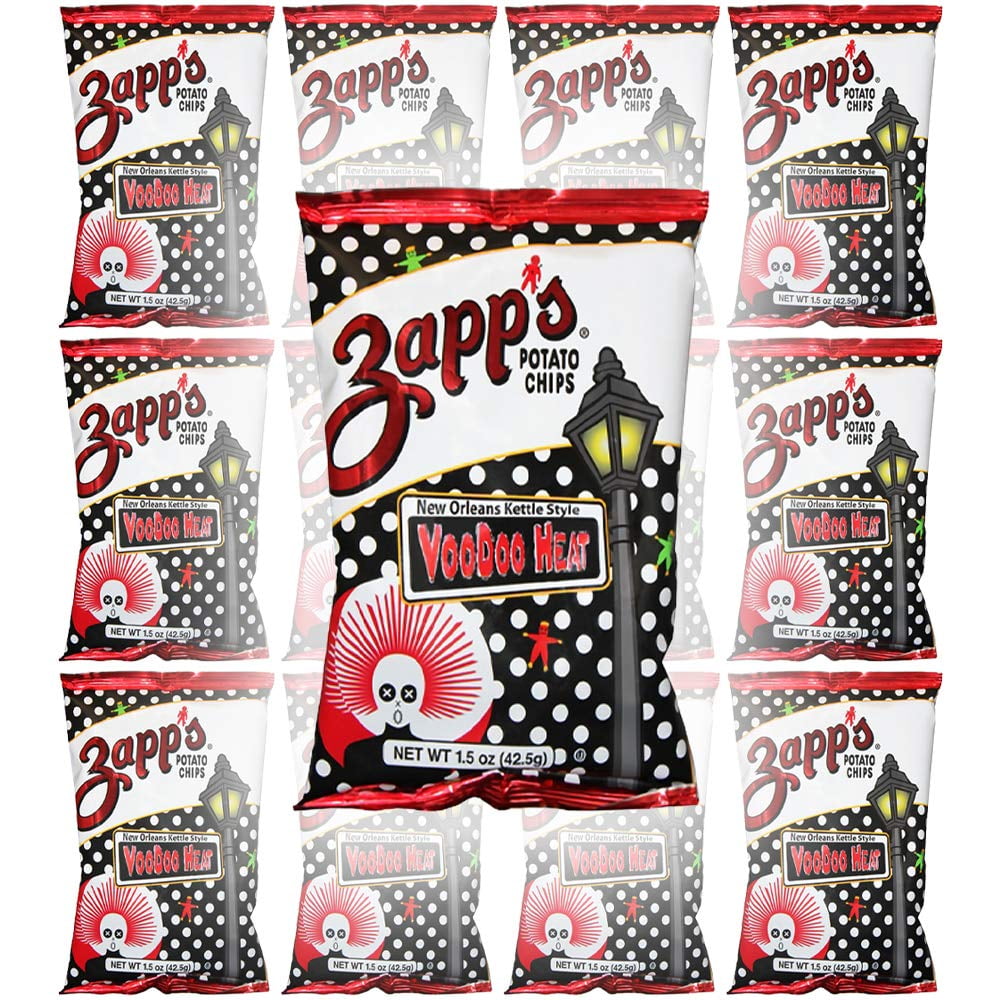 Zapp's Potato Chips, VooDoo Heat, New Orleans Kettle Style, 1.5oz Bag