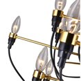 thumbnail image 3 of CWI Lighting Hayden 30 Lustre Léger avec Finition Dorée, 3 of 5