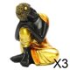 thumbnail image 1 of Pequeña estatua de Buda,estatua de Buda pequeña decoración del hogar interior dorado ,estatuilla de Buda escultura de bronce tailandés artesanía regalo,estatuas de Buda decoración, 1 of 10