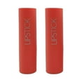thumbnail image 3 of Lote de 2 tubos redondos rellenables para lápiz labial, bálsamo labial cosmético, botellas. rojo, 3 of 7
