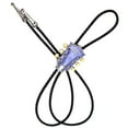 thumbnail image 4 of Guitare Country Musique Mode Western Cowboy Rodeo Bolo Tie bola Bleu, 4 of 4