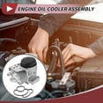 thumbnail image 2 of No.11427508966 Conjunto de adaptador de filtro de aceite del enfriador de aceite para BMW 120i 2006-2012 Duradero, 2 of 6