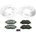 thumbnail image 3 of PowerStop Rear Z36 Truck & Tow Carbon-Fiber Ceramic Brake Pad and Drilled and Slotted Rotor Kit Fits: FORD Select Models K7149-36, 3 of 9